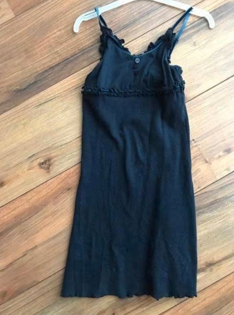 zomer jurk donkerblauw in maat 134/140 kiddo girls, Ophalen, Gebruikt, Meisje, Jurk of Rok