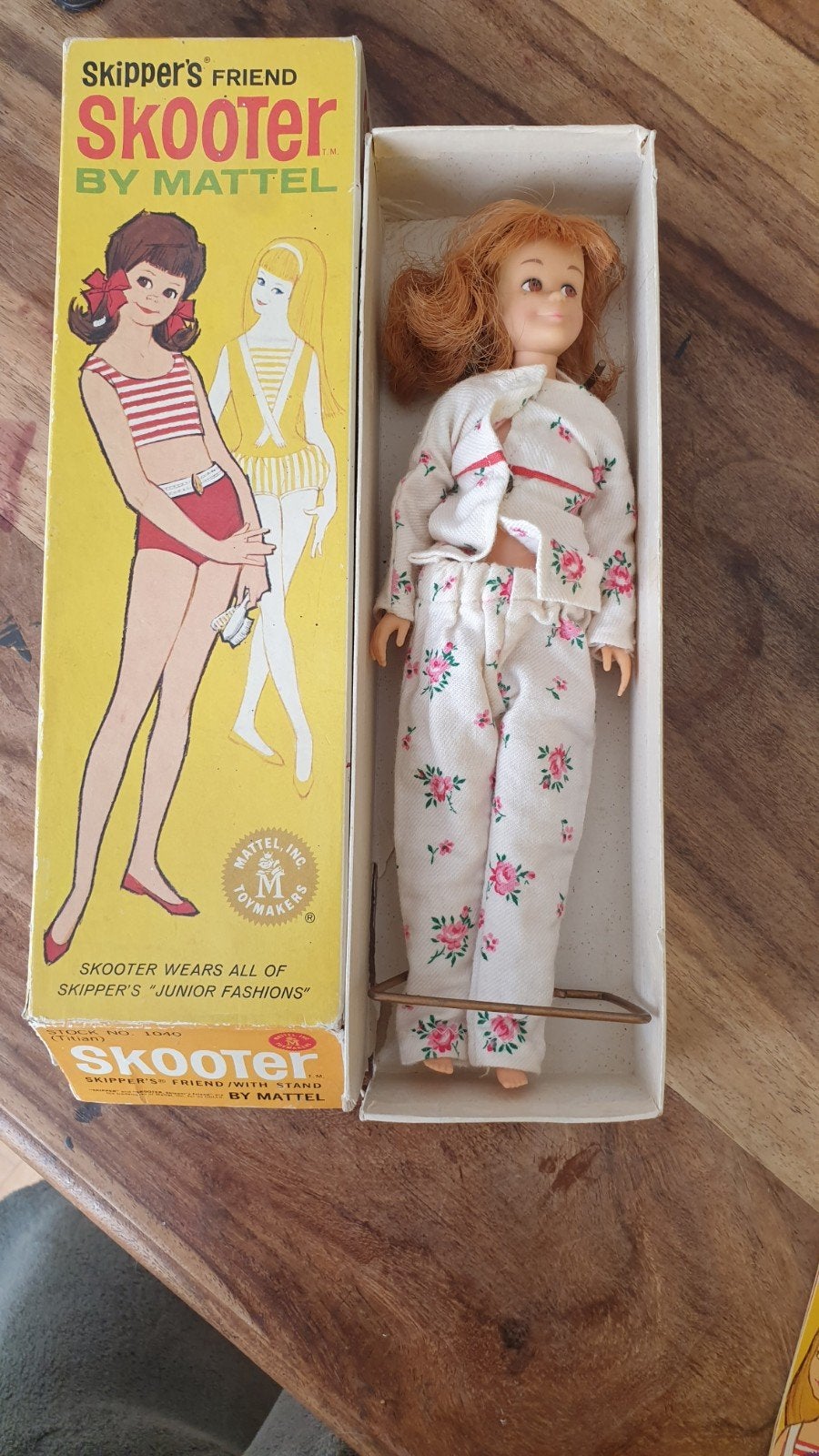 Barbie vintage Skooter mattel skippers friend originele doos, Ophalen of Verzenden, Pop