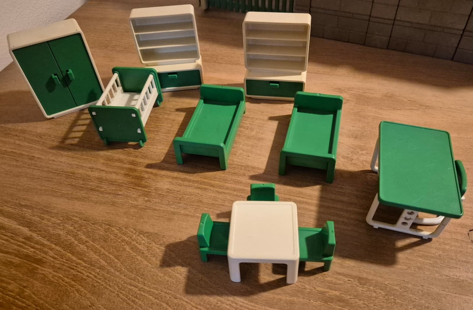 Vintage Playmobil meubels - slaapkamer, eetkamer, babykamer, Ophalen of Verzenden, Gebruikt, Jongen of Meisje