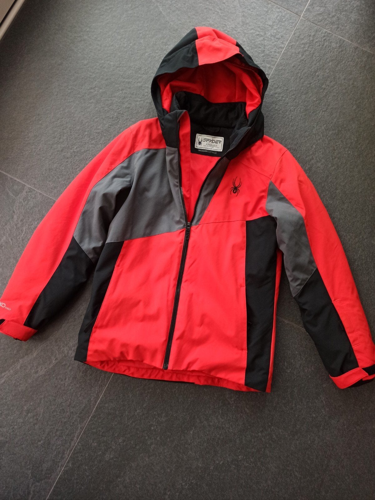 Complete Spyder ski set: jas (164) en broek (152) - ZGAN, Ophalen, Zo goed als nieuw