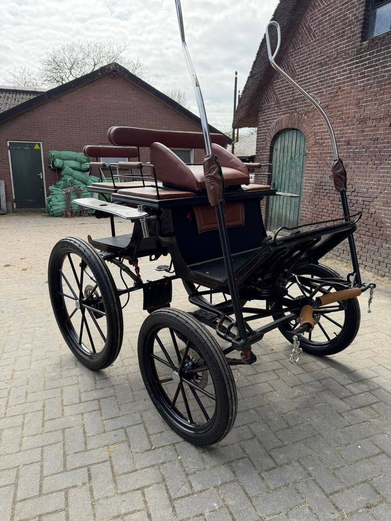 MENWAGEN DRESSEUR PRESETATIE OF TRAININGSWAGEN, Dieren en Toebehoren, Rijtuigen en Koetsen, Gebruikt, Overige typen, Paard of Pony