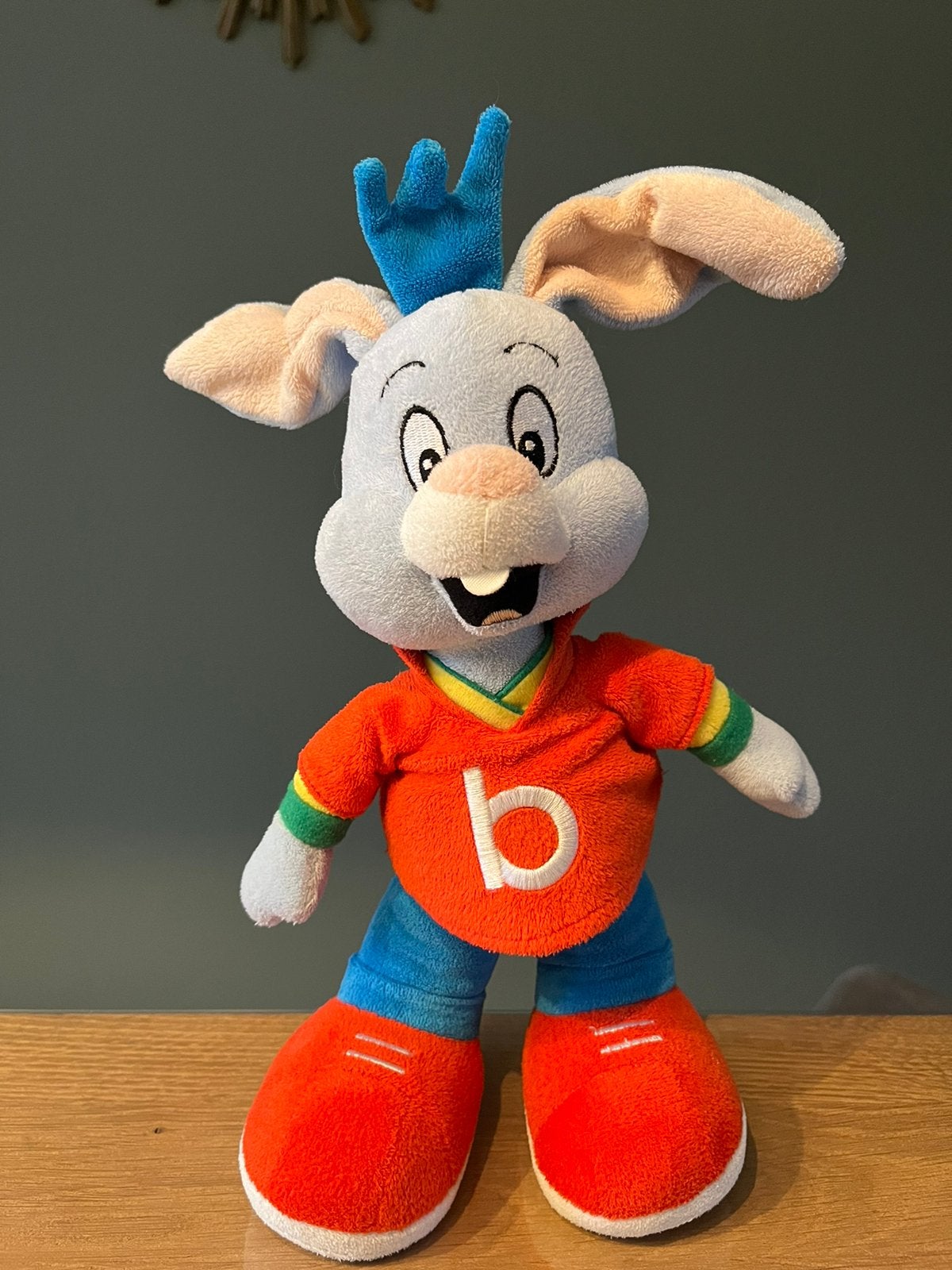 Leuke knuffel Bobo konijn, Ophalen of Verzenden, Gebruikt, Konijn