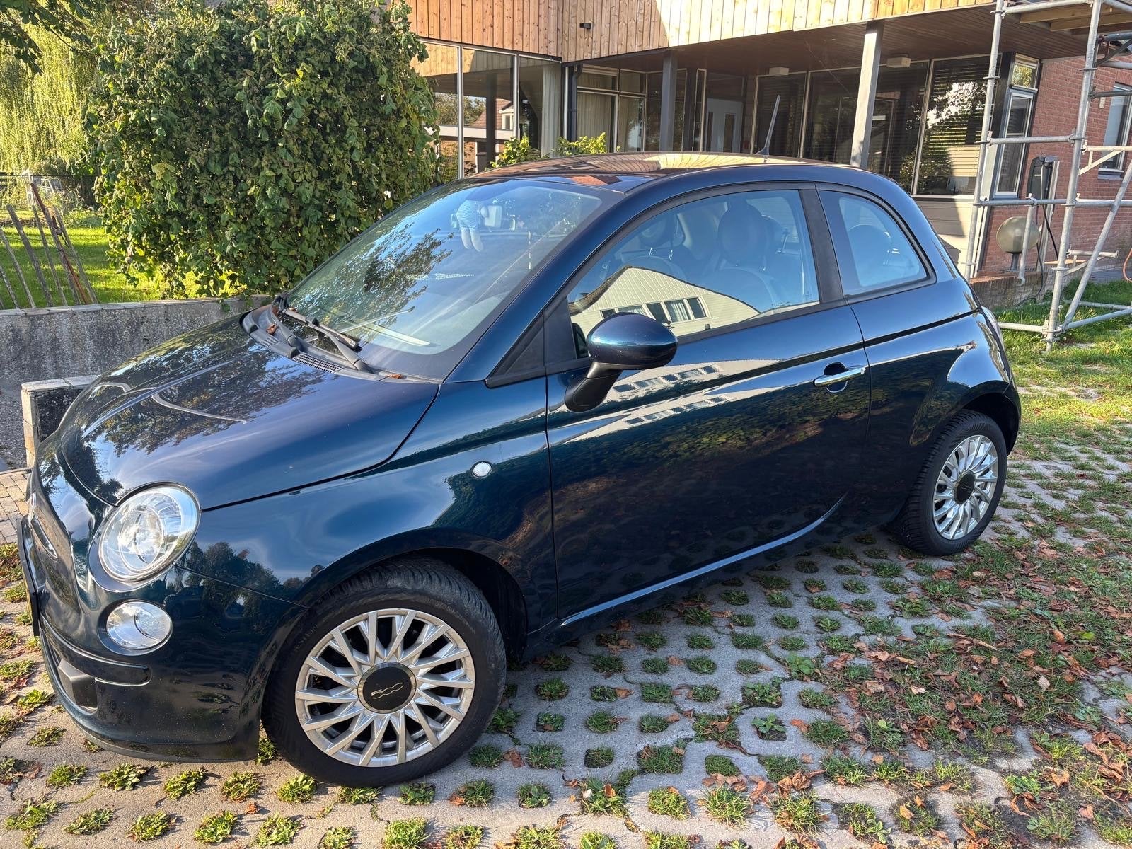 Fiat 500 0.9 Twinair C 2014 Blauw, Voorwielaandrijving, 840 kg, Origineel Nederlands, Handgeschakeld