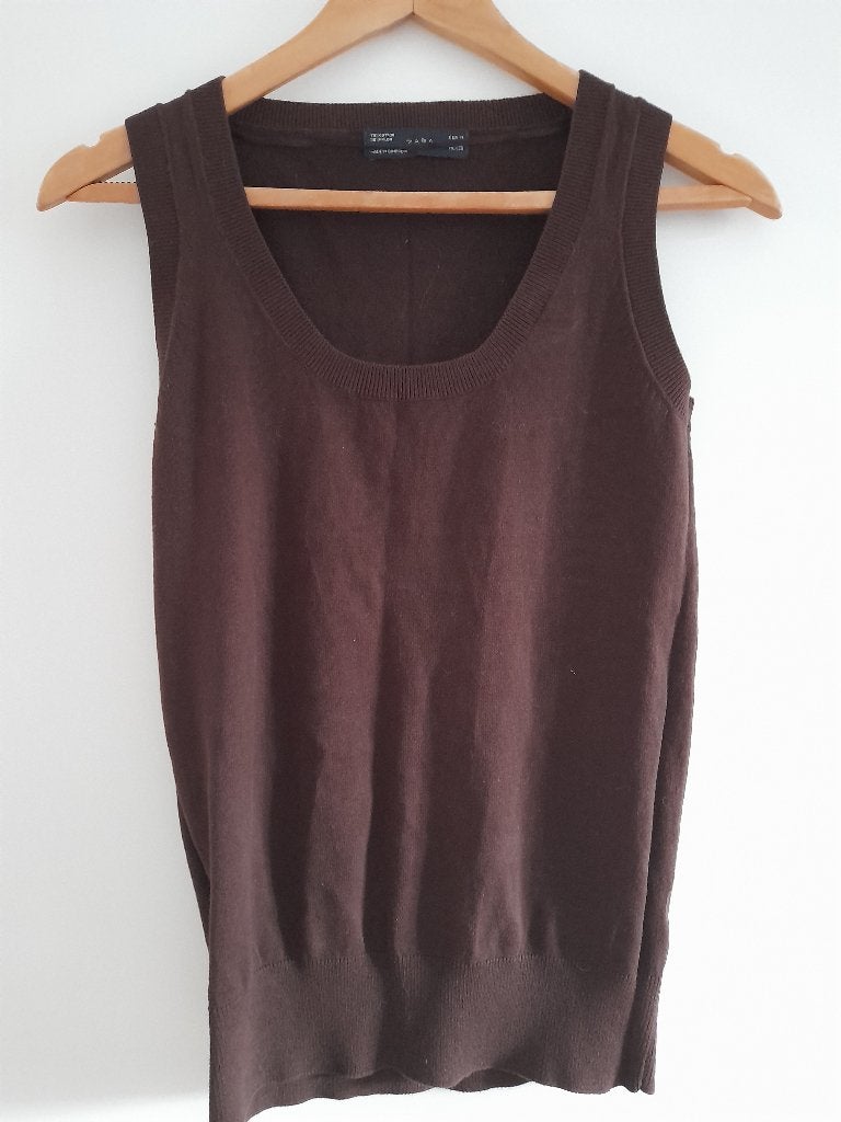 Vest zara maat m, Kleding | Dames, Truien en Vesten, Maat 38/40 (M), Bruin, Ophalen of Verzenden, Zara Basic