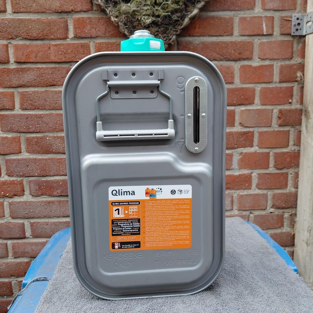 Qlima wisseltank 9liter laserkachel petroleumkachel, Verzenden, Overige brandstoffen, Petroleumkachel, Zo goed als nieuw