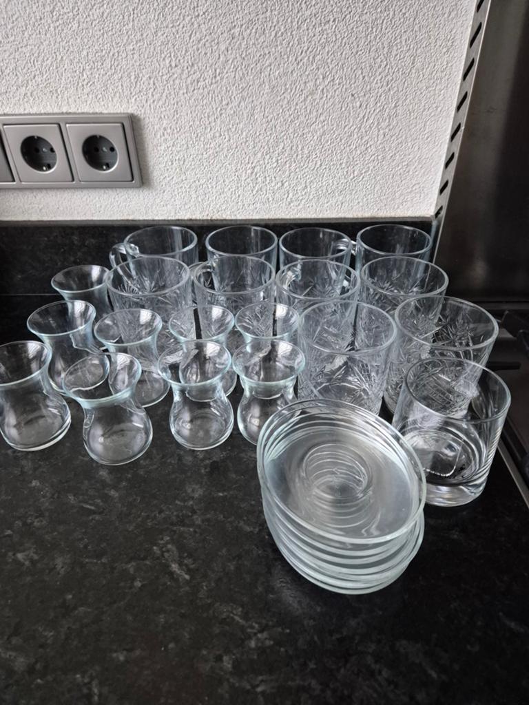 Diverse glazen, Ophalen, Zo goed als nieuw, Glas