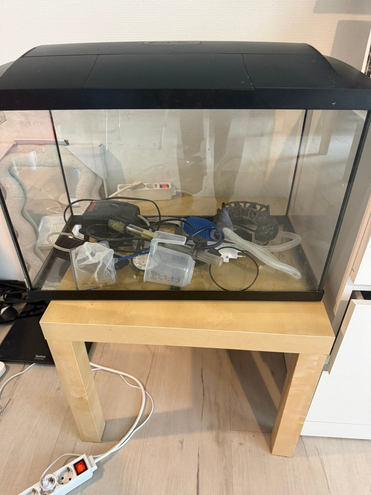 aquarium te koop, Dieren en Toebehoren, Vissen | Aquaria en Toebehoren, Ophalen, Inclusief toebehoren, Gebruikt, Leeg aquarium