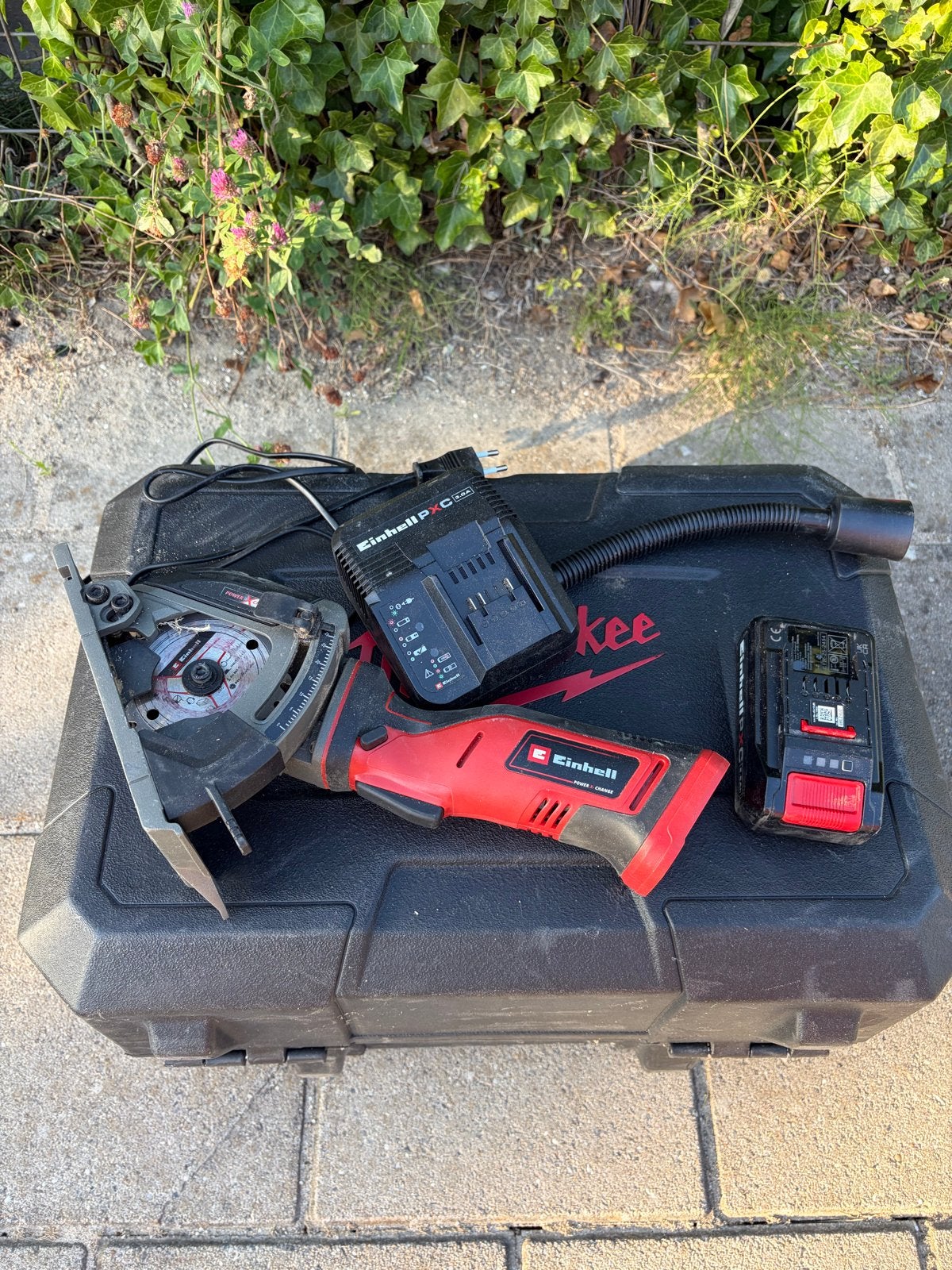 Einhell Accu Mini-Handcirkelzaag TE-CS 18/89 Li-Solo, Ophalen, Minder dan 30 mm, Cirkelzaag, Zo goed als nieuw