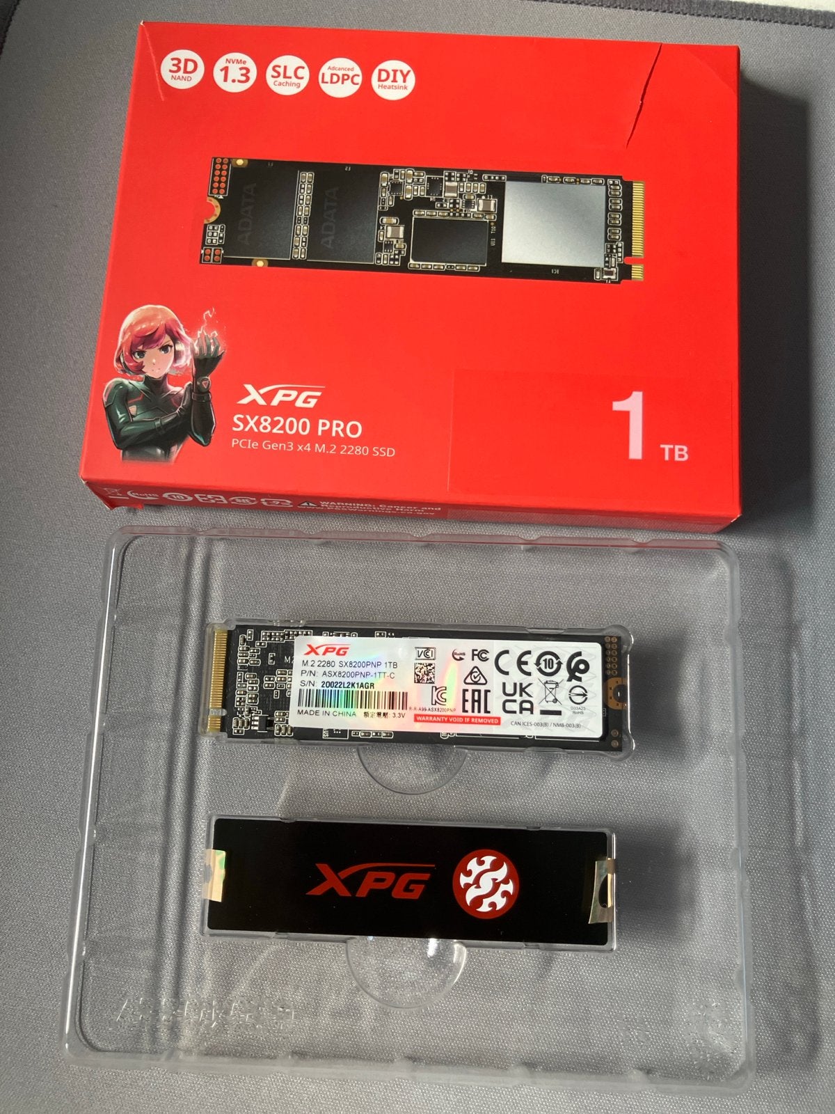 XPG M.2 2280 SX8200PNP 1TB SSD - Nieuwstaat, Computers en Software, Harde schijven, Intern, Server, SSD, Ophalen of Verzenden