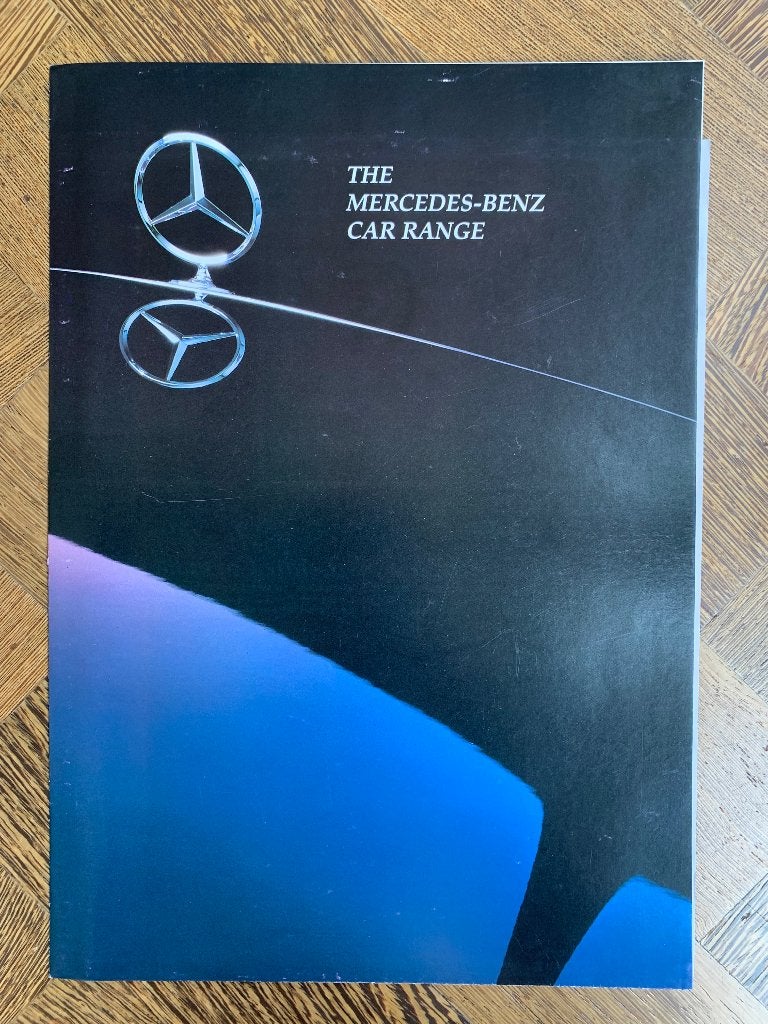 Brochure personenwagen programma Mercedes-Benz 1991 UK - VK, Nieuw, Mercedes-Benz, Mercedes, Ophalen of Verzenden