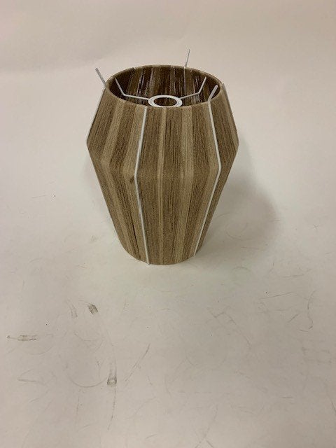 Design lampenkap — houtnerf print — geometrische vorm —, ., Nieuw, Ophalen of Verzenden, .