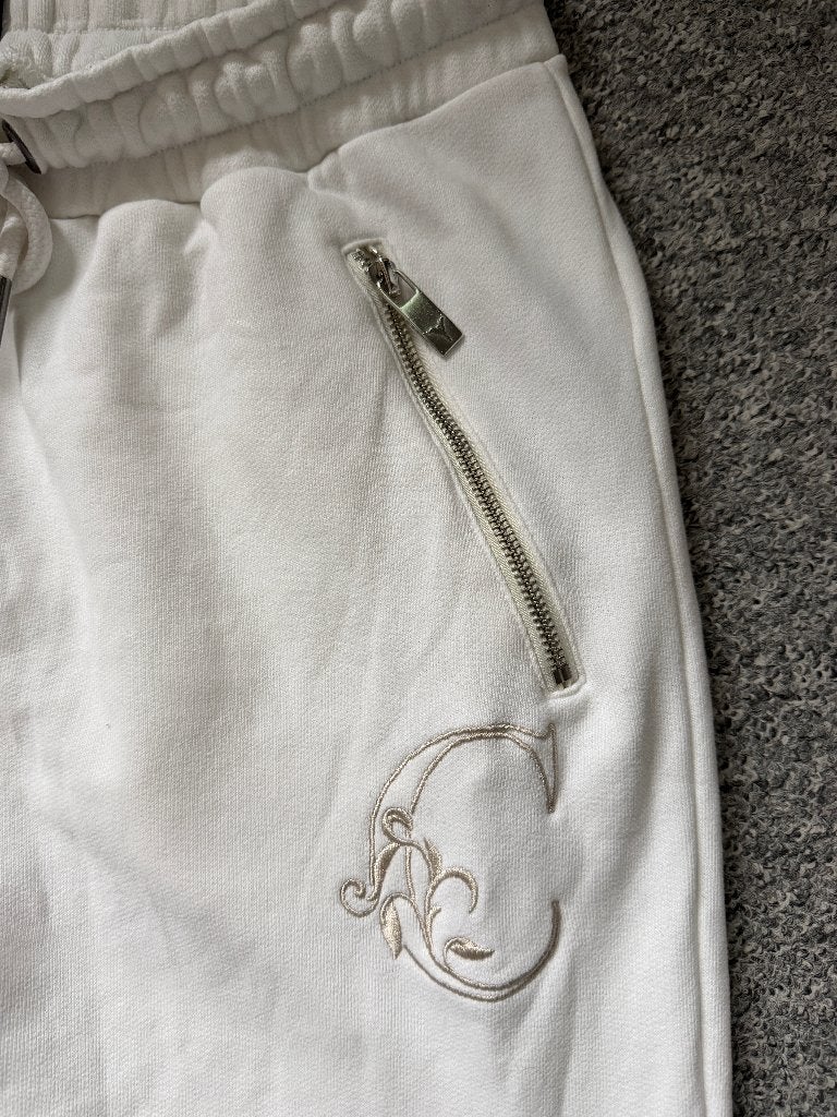 Carlo Colucci jogging broek zgan, Maat 52/54 (L), Wit, Ophalen of Verzenden, Zo goed als nieuw