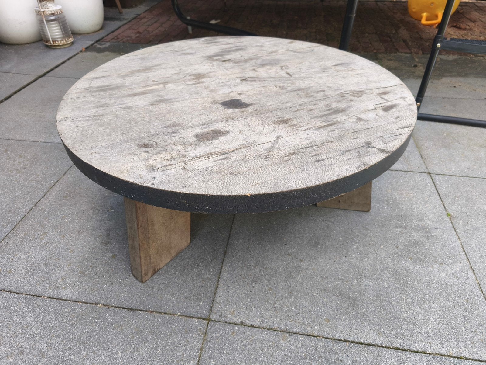 Salontafel kabinet 80cm, Huis en Inrichting, Tafels | Salontafels, Ophalen, Gebruikt, 50 tot 100 cm, Rond