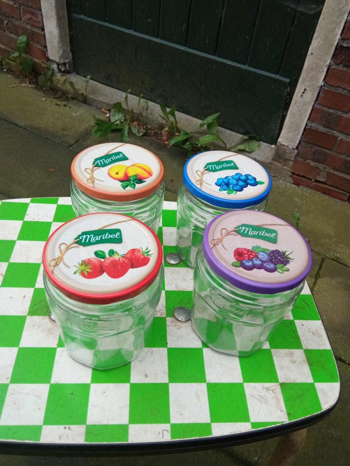 Lege jampotten., Ophalen, Zo goed als nieuw, Glas, Pot, Bus of Blik
