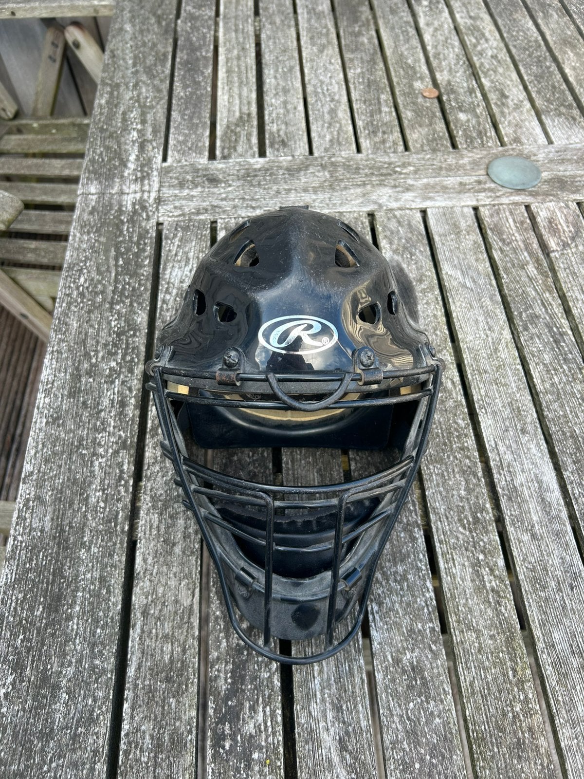 Rawlings Catchershelm / Catchersmasker – Honkbal & Softbal, Ophalen, Zo goed als nieuw, Honkbal, Overige typen