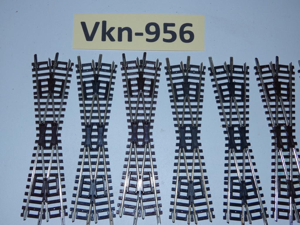 Vk-956 Fleischmann 22244/45 kruisingen, Hobby en Vrije tijd, Modeltreinen | N-Spoor, Zo goed als nieuw, Rails, Gelijkstroom, Fleischmann