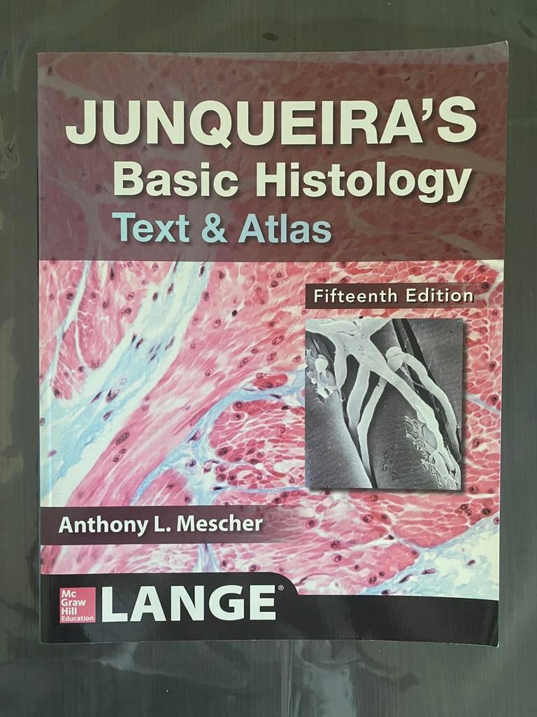 Junqueira's Basic Histology: Text & Atlas - 15e editie, Boeken, Ophalen of Verzenden, Beta, Zo goed als nieuw, WO