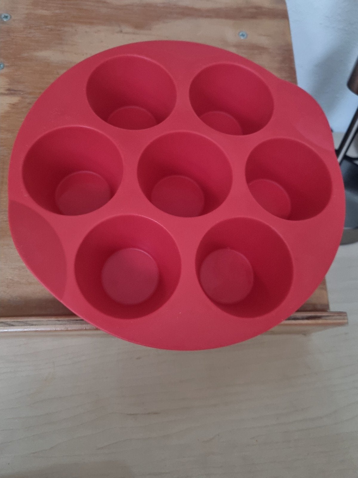 Tupperware siliconen muffinvorm 2 stuks, Ophalen of Verzenden, Zo goed als nieuw, Overige typen