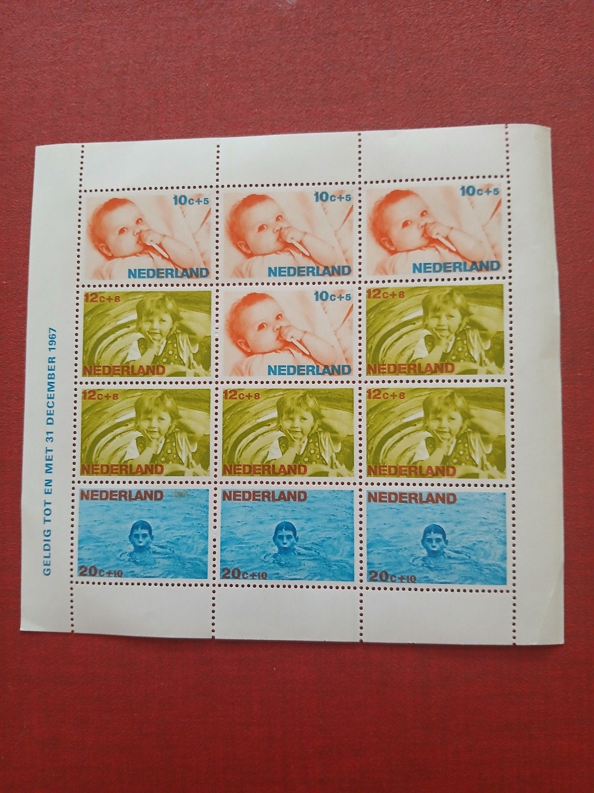 Kinderpostzegels 1966 - Compleet vel ongebruikt, Postzegels en Munten, Postzegels | Nederland, Ophalen of Verzenden