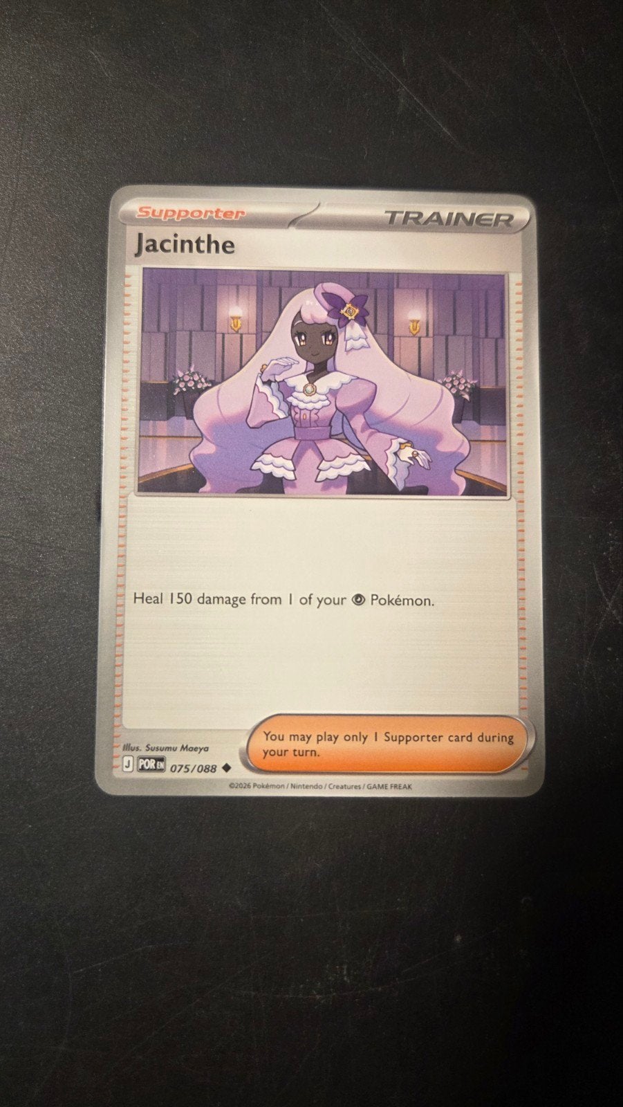 Pokémon Jacinthe 075/088 - Perfecte staat, Verzenden, Zo goed als nieuw, Losse kaart