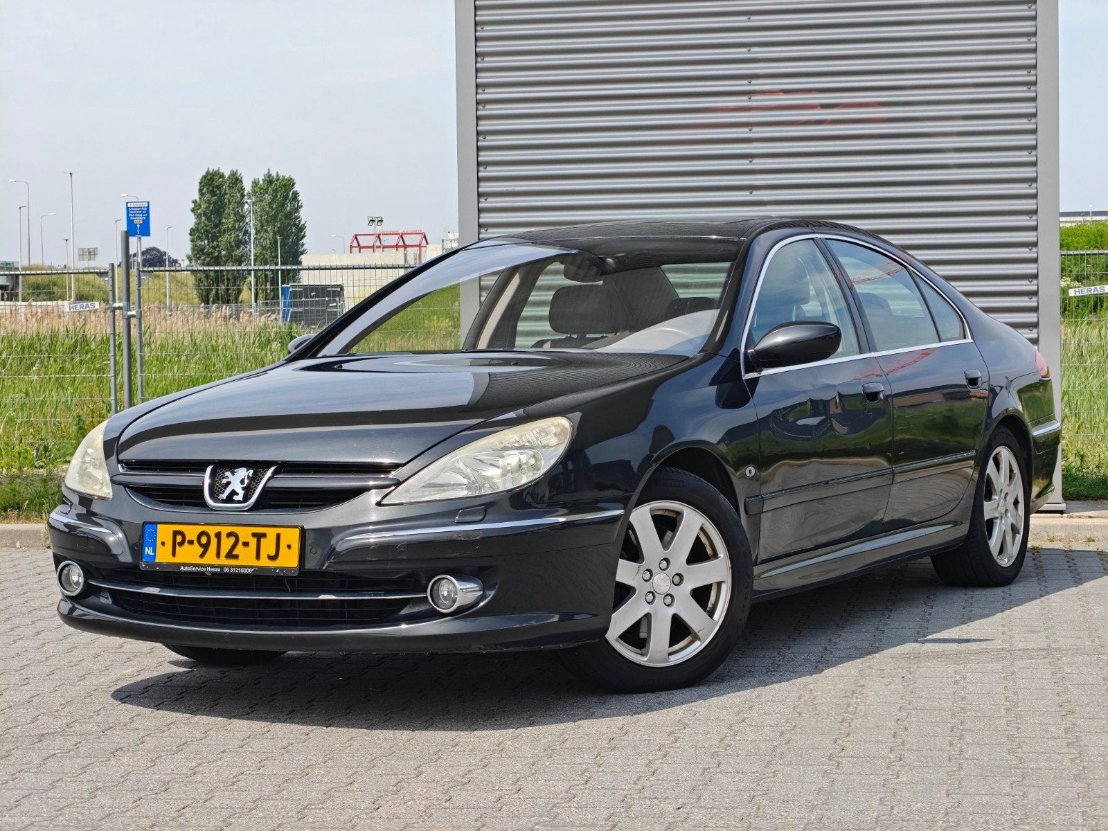 Peugeot 607 3.0 V6 - AUTOMAAT - Schuifdak - leder + trekhaak, Automaat, 1800 kg, 2946 cc, Zwart