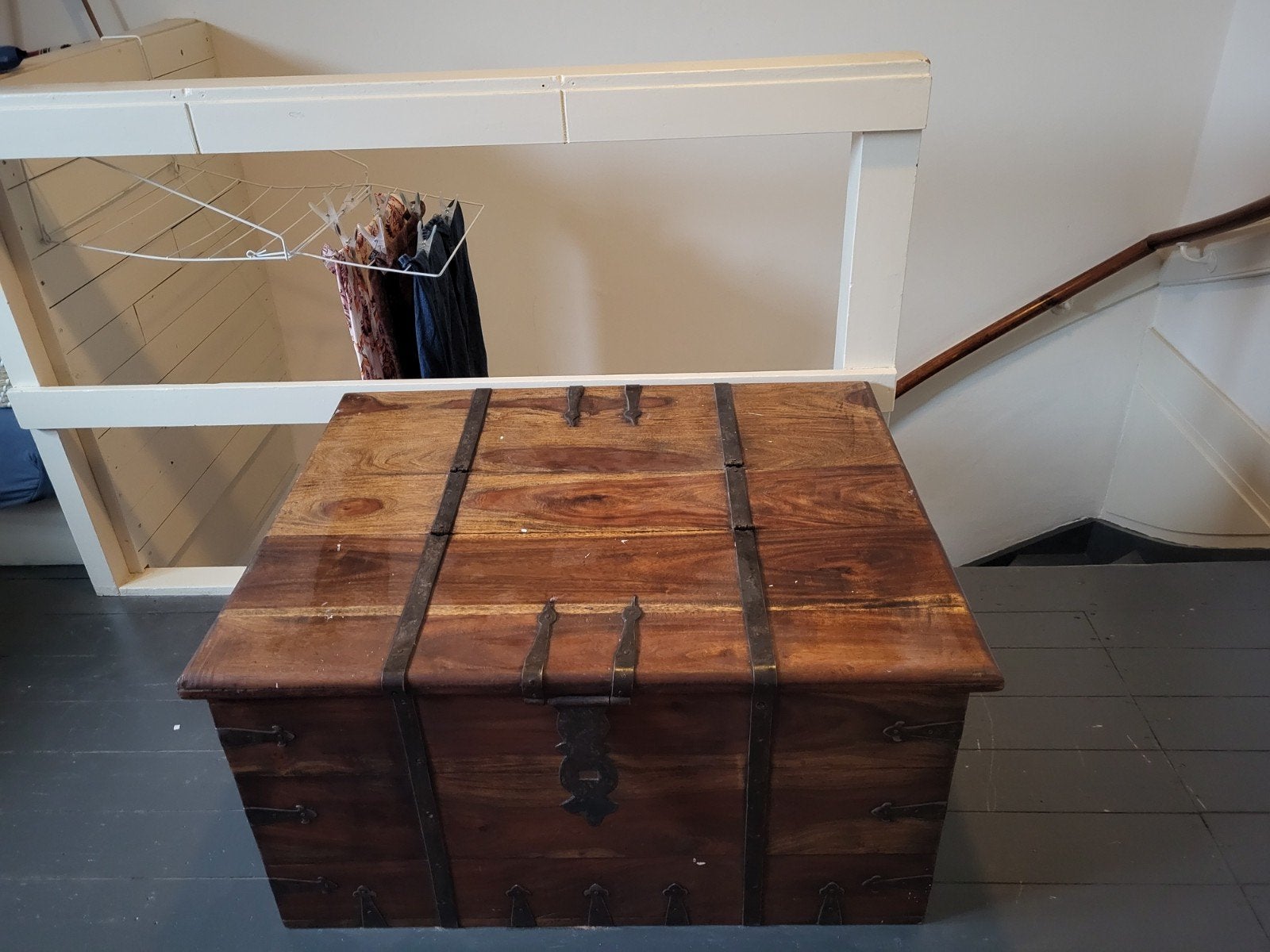Houten stoere kist, Ophalen of Verzenden, 50 tot 100 cm, 75 tot 100 cm