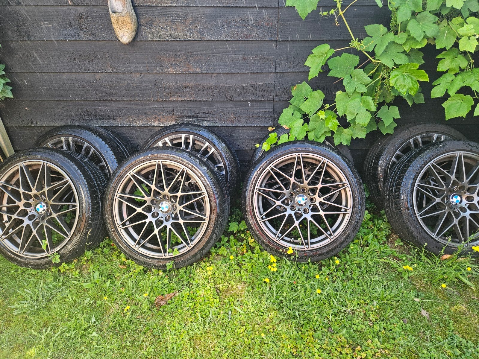 BMW Breedset 19 inch F10/F11 Goodyear Run Flat TPMS, Auto-onderdelen, Gebruikt, 275 mm, Banden en Velgen, Personenwagen