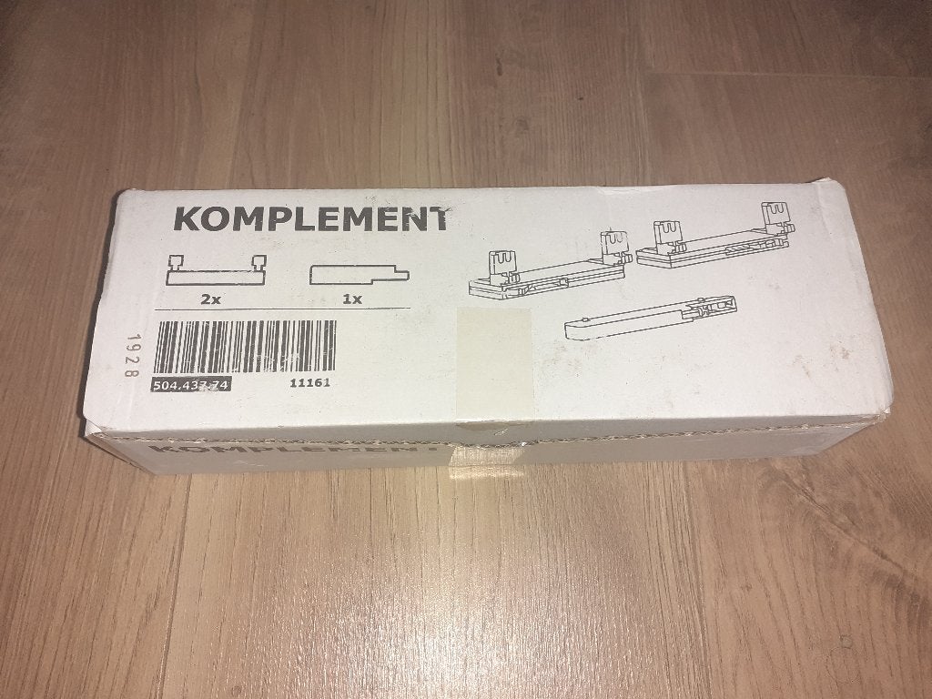 Two Ikea KOMPLEMENT Soft Opening Closing Device 504.437.74, Huis en Inrichting, Kasten | Kledingkasten, Ophalen, Nieuw, 50 tot 100 cm