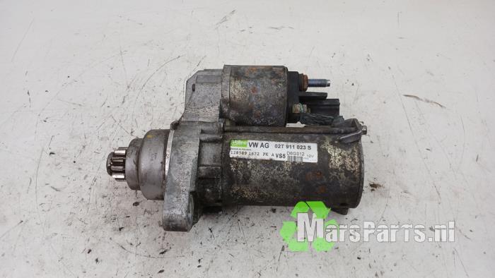 Startmotor van een Volkswagen Polo