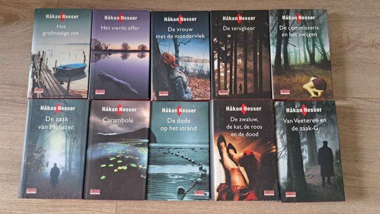 Håkan Nesser - Van Veeteren-reeks 10 boeken, Ophalen of Verzenden, Zo goed als nieuw, Håkan Nesser