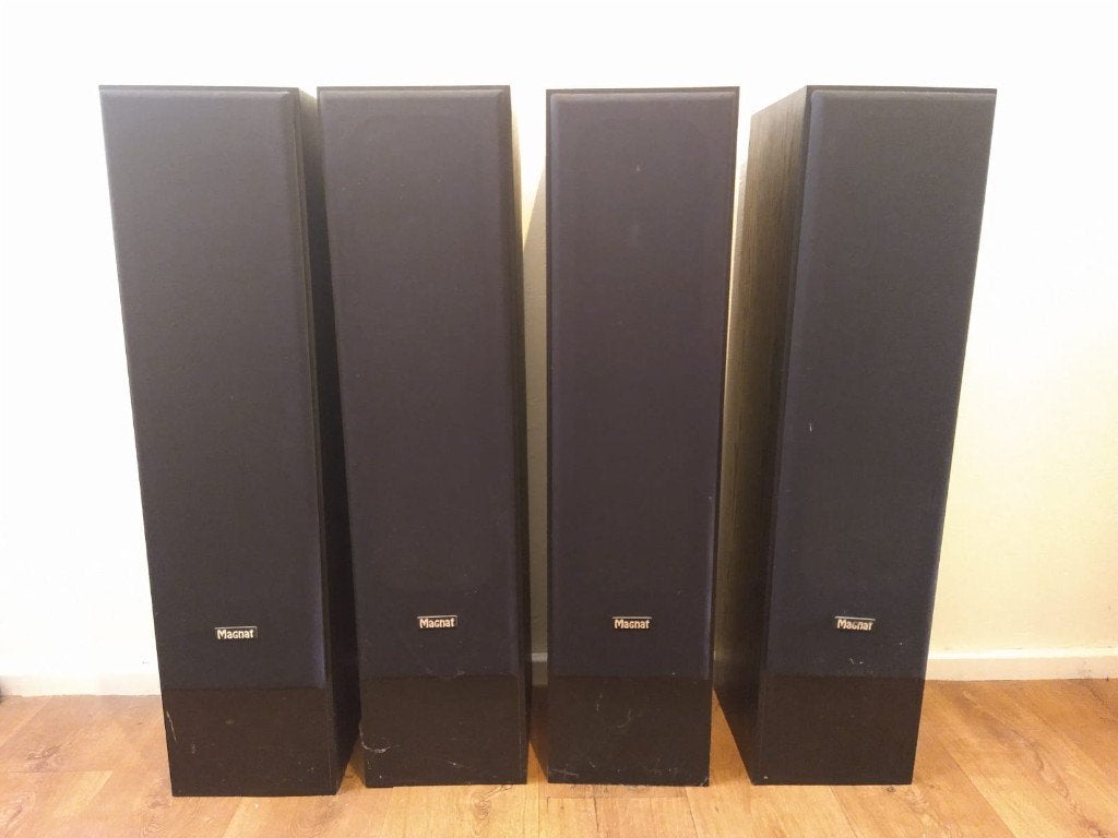 4x geweldige gerestaureerde Magnat Projekt 4.1 120W/180W, Vloerstaande luidspreker, Basreflex, Magnat, Refurbished