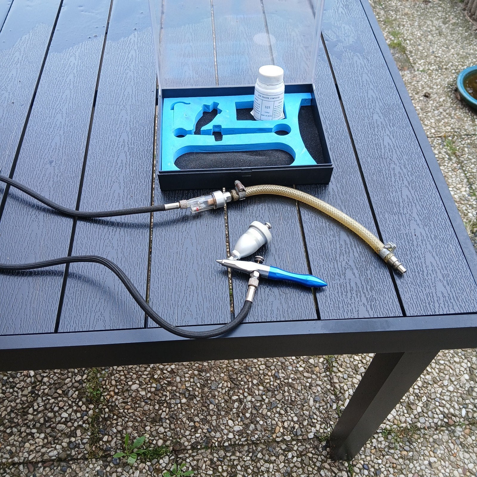 Airbrush set met toebehoren, Ophalen of Verzenden