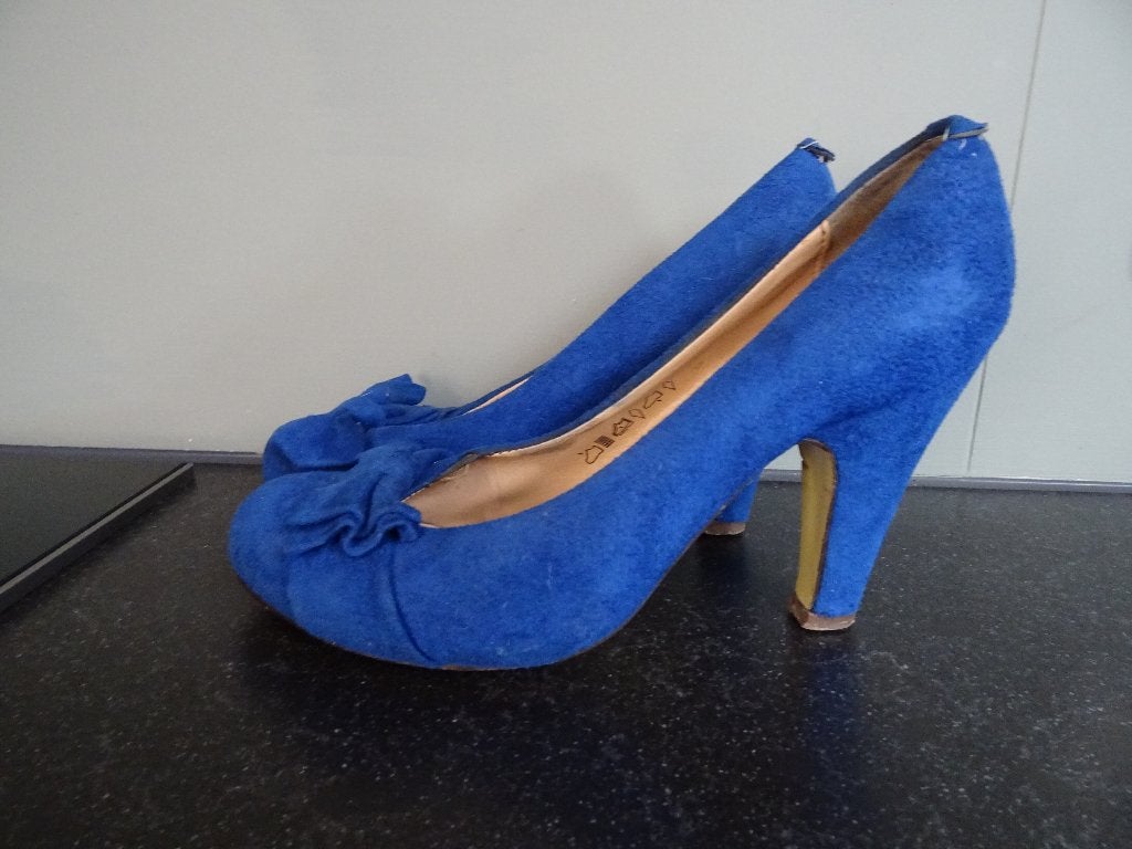 SALE !! HOT ITEM maat 37, kobaltblauwe schoenen/pumps., Pumps, Blauw, Ophalen of Verzenden, HOT ITEM