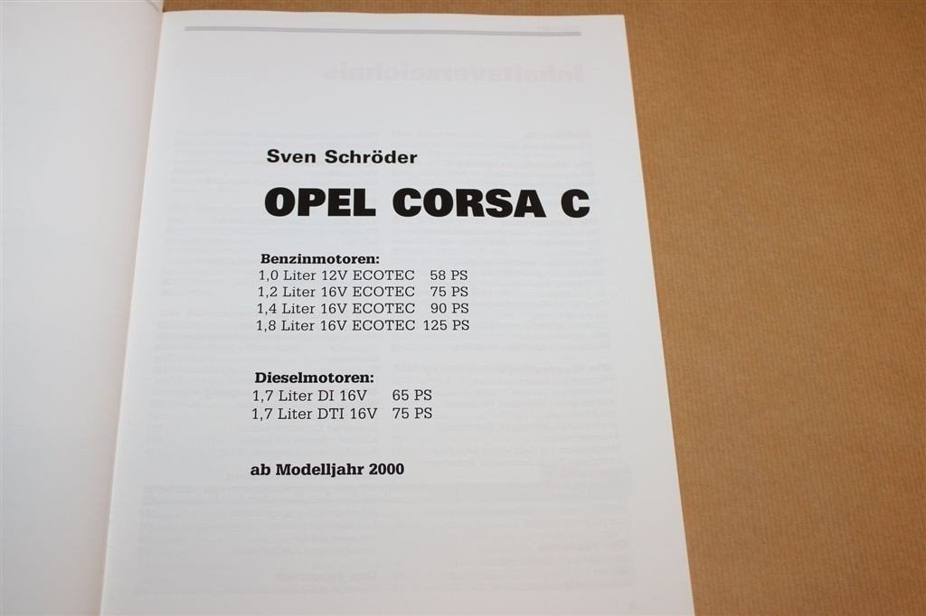 Opel Corsa C — Reparatie & Onderhoud, Benzine & Diesel 2000, Ophalen of Verzenden
