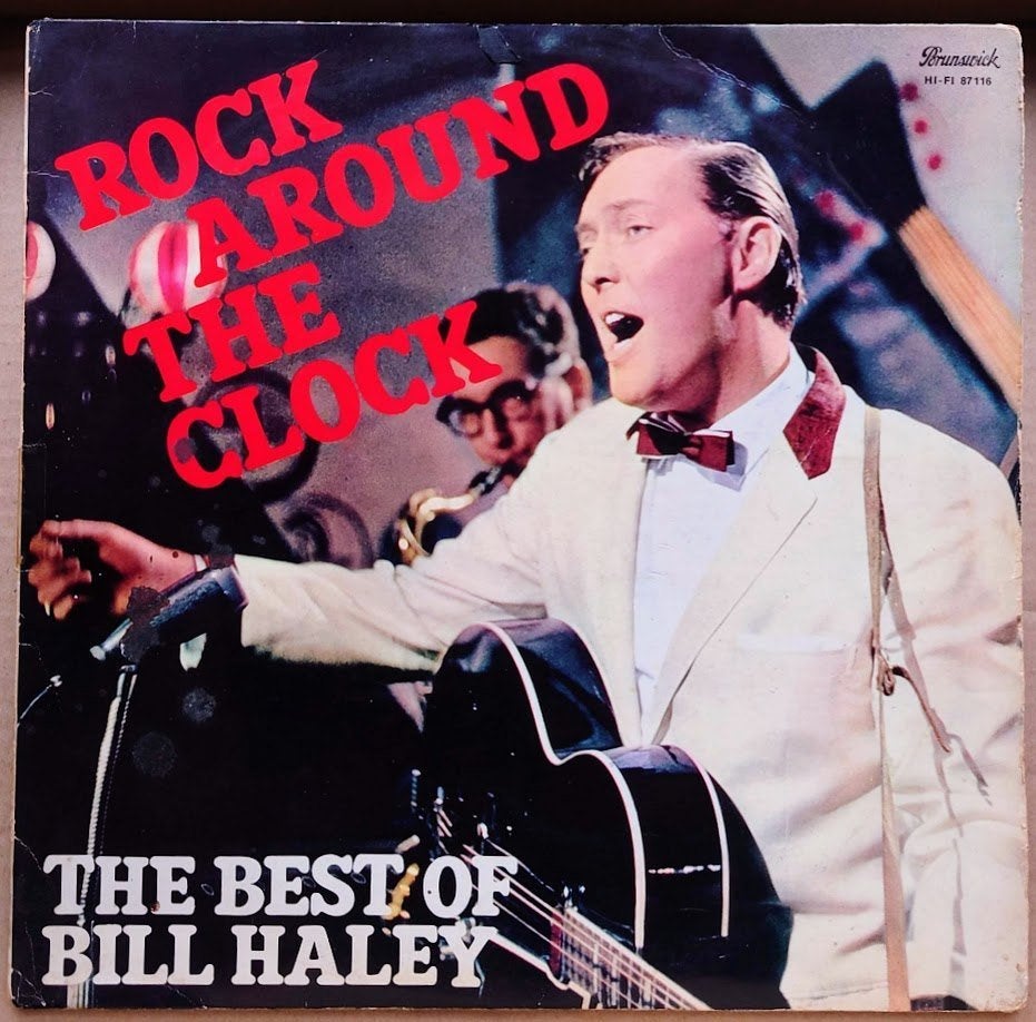 Bill Haley - Rock Around The Clock - The Best Of Bill Haley, Cd's en Dvd's, Vinyl | Rock, Gebruikt, Rock-'n-roll, LP, Beschermende buitenhoes