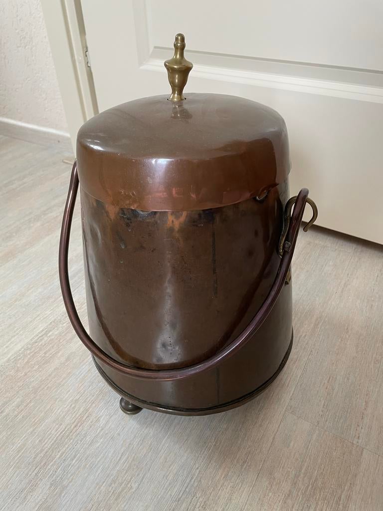 Antieke Koperen Doofpot - Decoratief, Ophalen, Koper