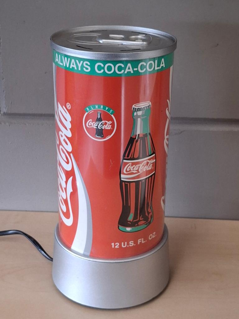 Coca Cola lichtbak / lichtreclame blikje frisdrank, Ophalen of Verzenden, Gebruikt, Lichtbak of (neon) lamp