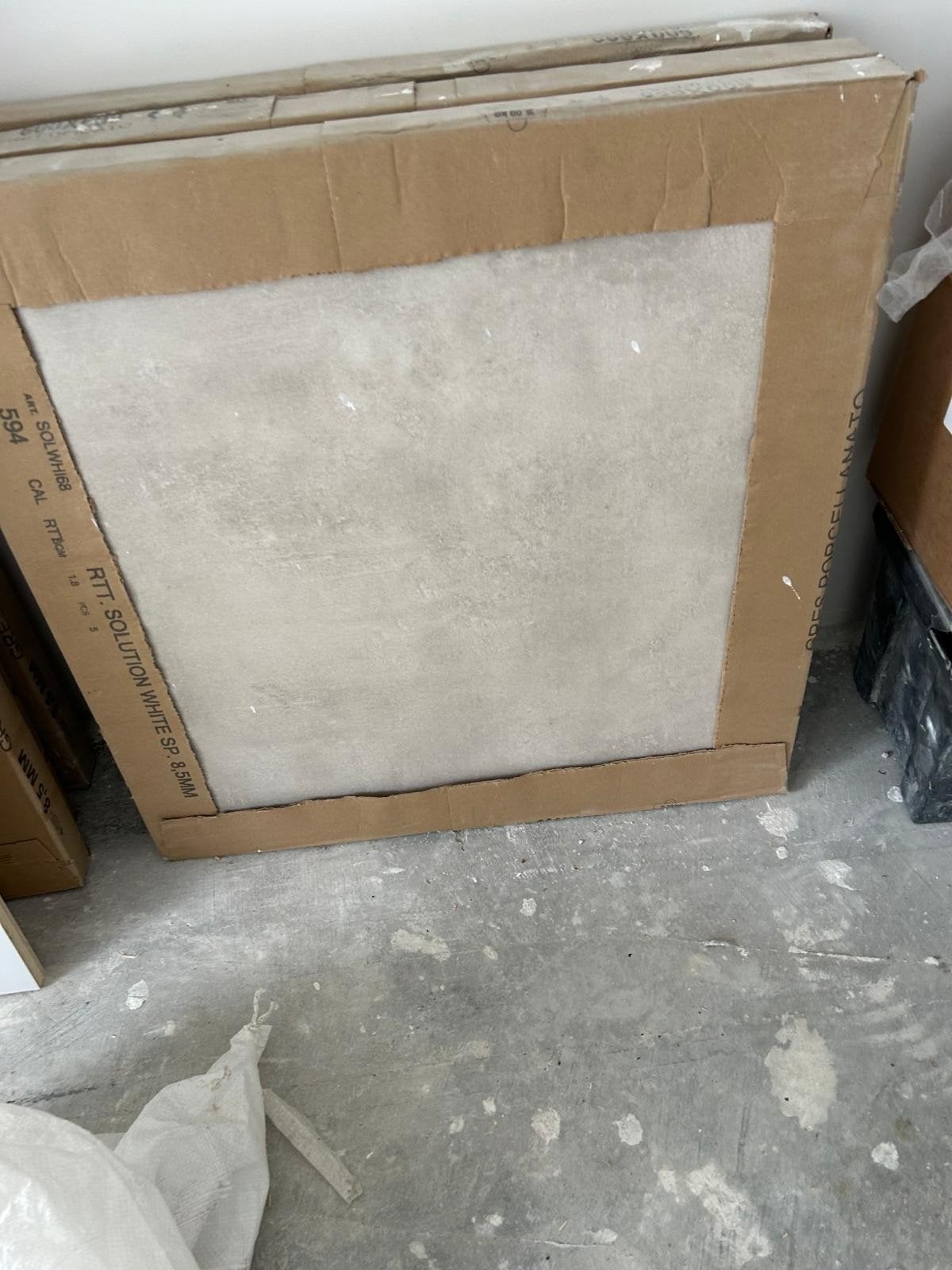 Vloertegels B&B Solution White rett 60x60 Betonlook - 9m², Ophalen, 60 cm of meer, Nieuw, Minder dan 5 m²
