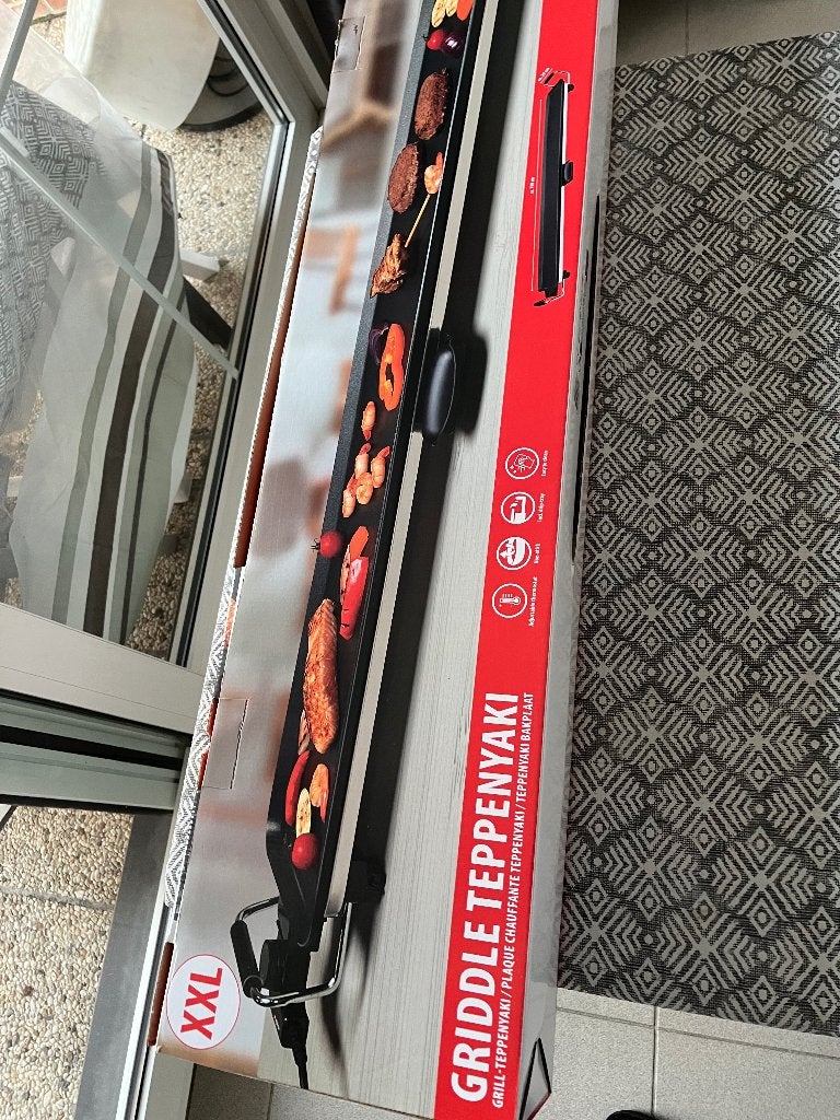 Griddle teppenyaki  XXL, Ophalen, Zo goed als nieuw