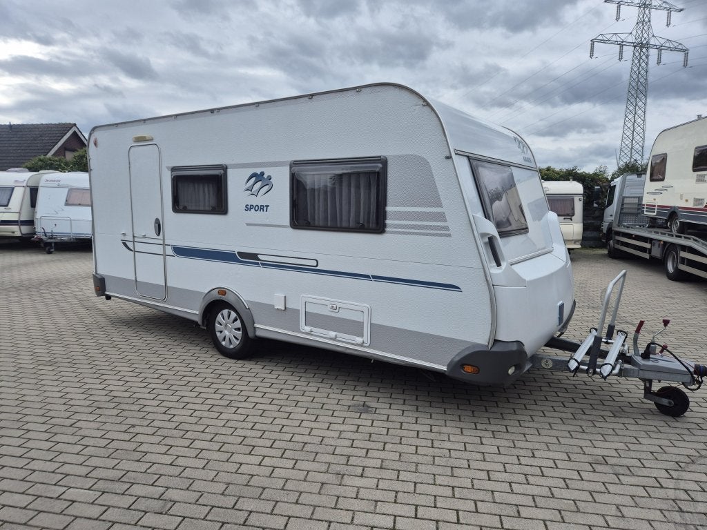 Knaus Sport 450 FS + Luifel Mover Fietsendrager, Rondzit, Bedrijf, Schokbreker, Overige typen