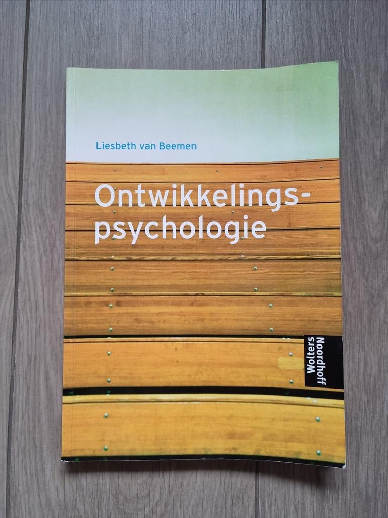 Liesbeth van Beemen - Boek Ontwikkelingspsychologie, Boeken, Ophalen of Verzenden, Zo goed als nieuw, HBO