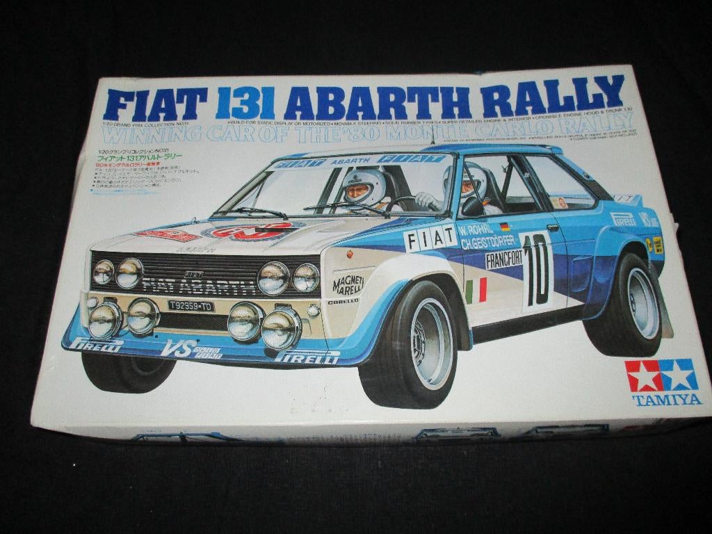 H-8,TAMIYA 1-20,NO,20015,Fiat 131 Abarth Rally Winning car, Overige merken, 1:32 tot 1:50, Overige typen, Nieuw