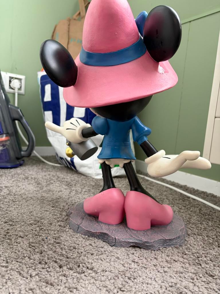 Origineel Disney Minnie Mouse Beeld - Zeer Goede Staat, Ophalen, Mickey Mouse, Zo goed als nieuw, Beeldje of Figuurtje