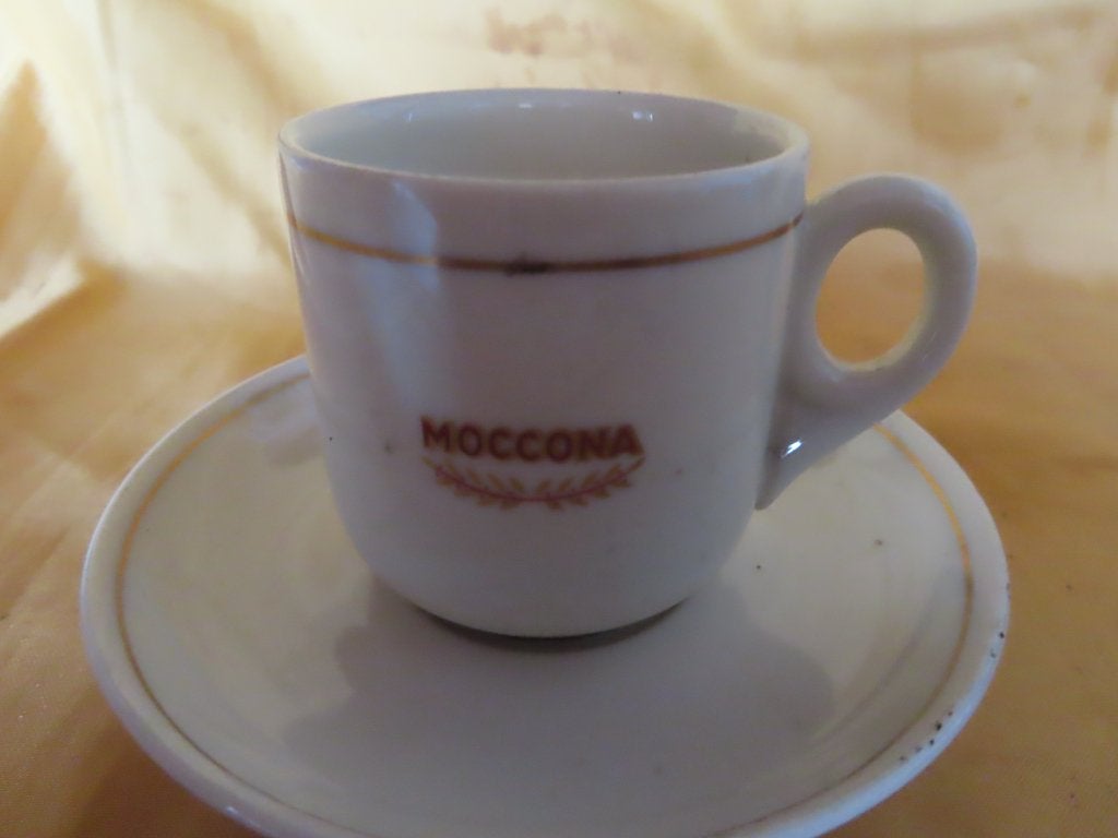 Kop en schotel van Petrus Ragaut mocca kopje, Ophalen of Verzenden