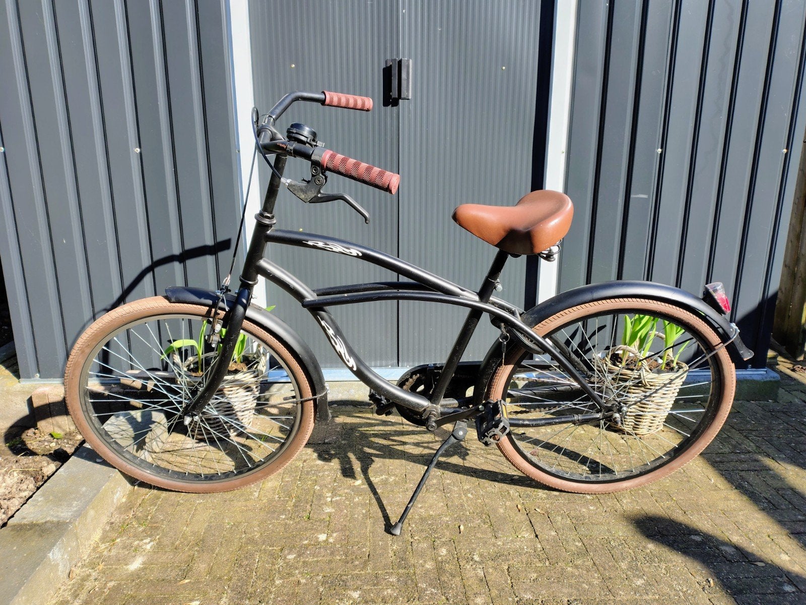 Goed gebruikte jongensfiets 24 inch met gebruikerssporen, Minder dan 49 cm, Ophalen, Gebruikt, Overige merken