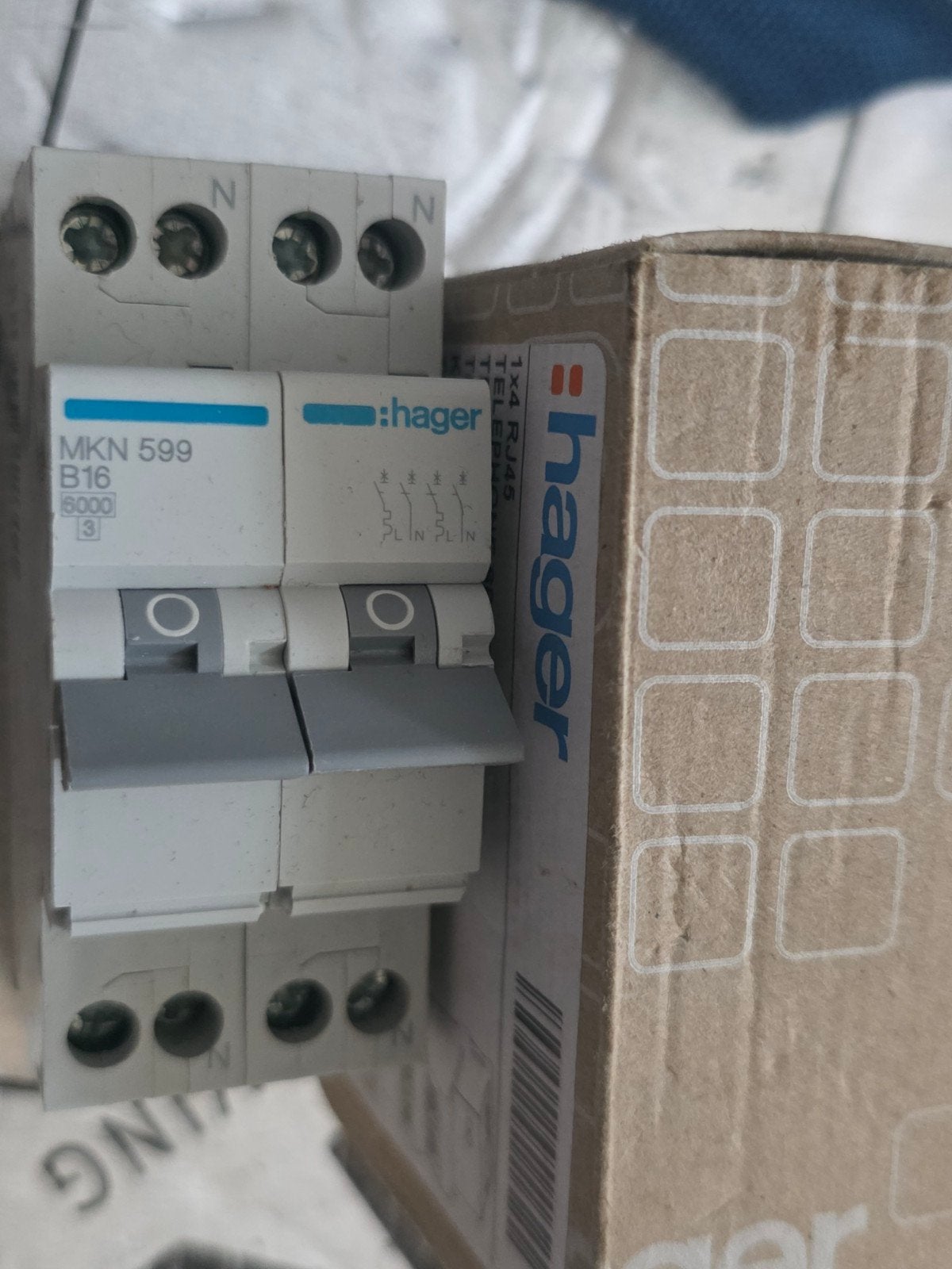 hager kook/fornuisgroep, Verzenden, Nieuw, Hager, Installatieautomaat