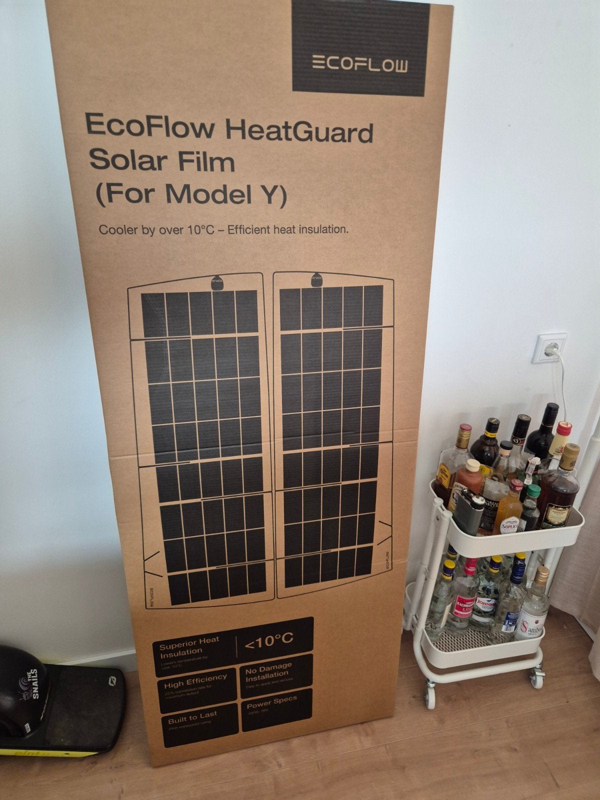 Ecoflow heatguard tesla model y met bon en garantie, Ophalen, Nieuw