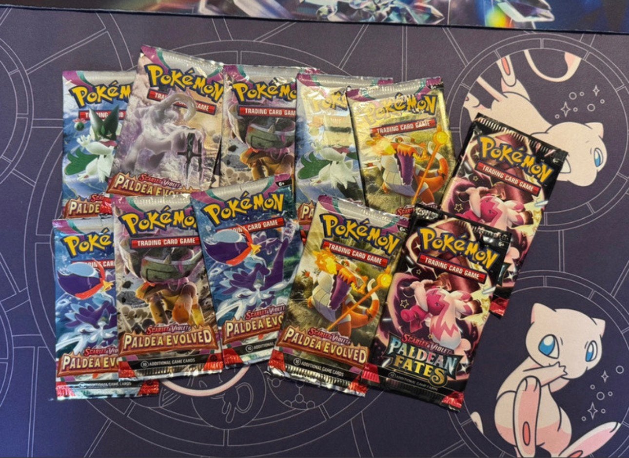 Pokémon kaarten boosters 11x (leuk als cadeautje), Ophalen of Verzenden, Zo goed als nieuw, Meerdere kaarten