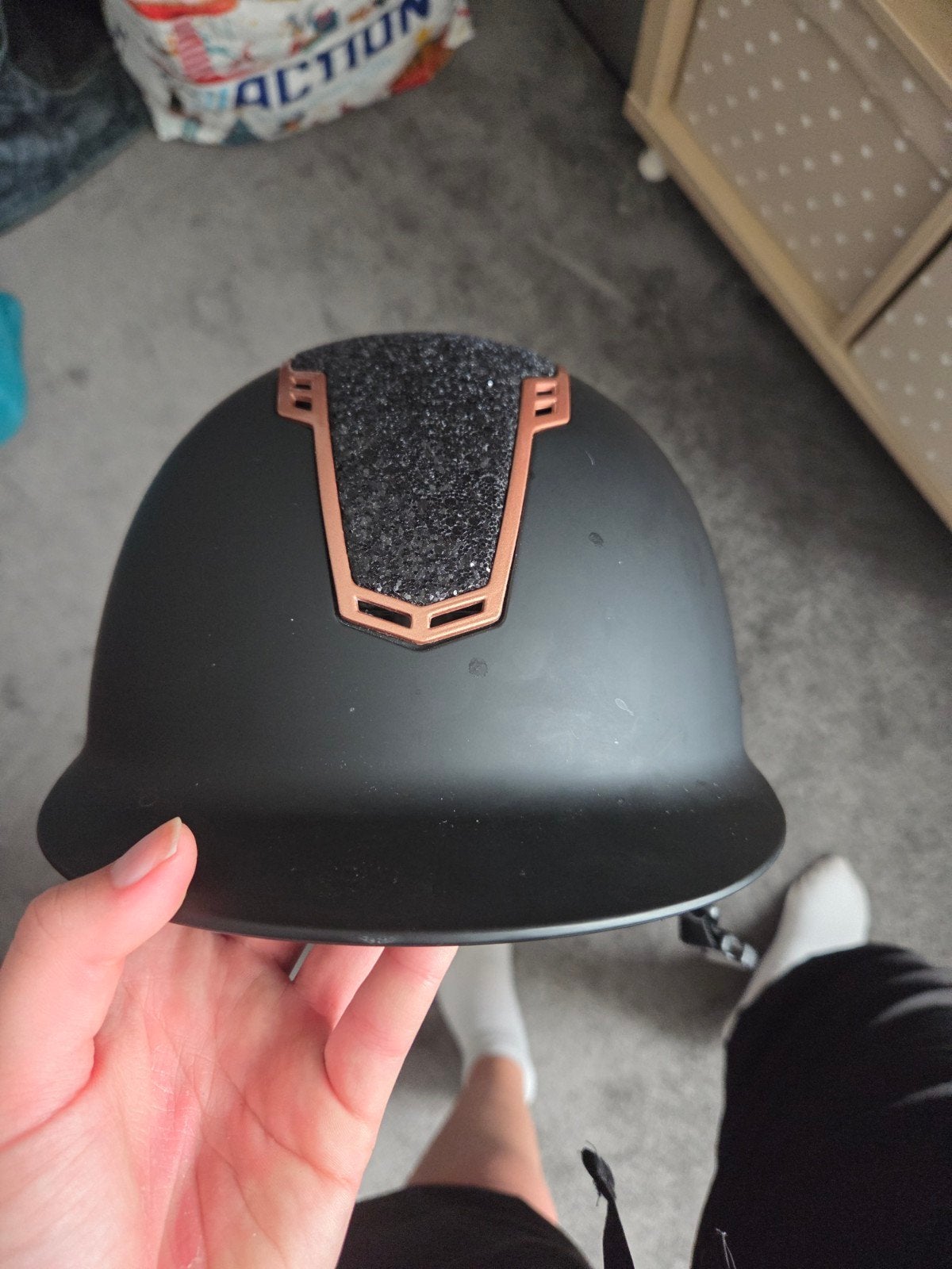 harry horse cap maat 51-55cm, Dieren en Toebehoren, Ophalen of Verzenden, Zo goed als nieuw, Dressuur