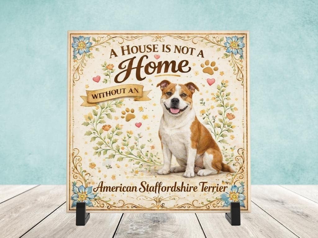 A House is not a Home Without an American Stafford - Tegel, Verzenden, Nieuw